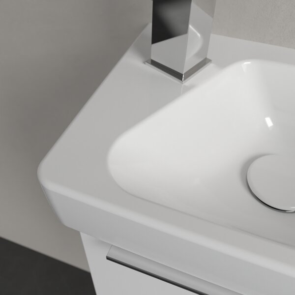Villeroy & Boch Architectura - Umývadielko 360x260mm s prepadom, pravé, alpská biela 43853601
