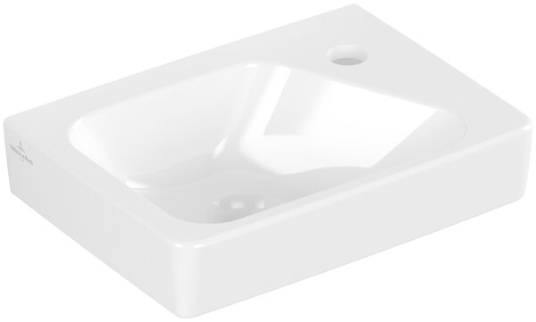 Villeroy & Boch Architectura - Umývadielko 360x260mm s prepadom, ľavé, alpská biela 43863601