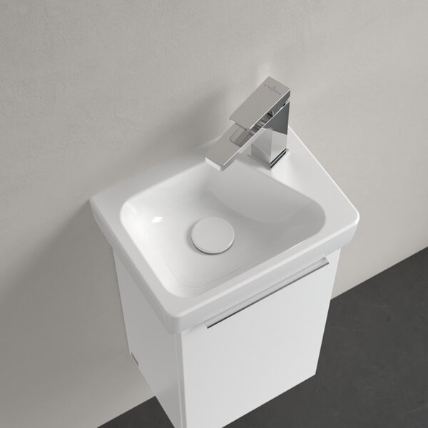 Villeroy & Boch Architectura - Umývadielko 360x260mm s prepadom, ľavé, alpská biela 43863601