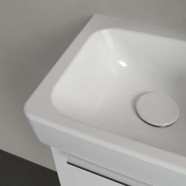 Villeroy & Boch Architectura - Umývadielko 360x260mm s prepadom, ľavé, alpská biela 43863601