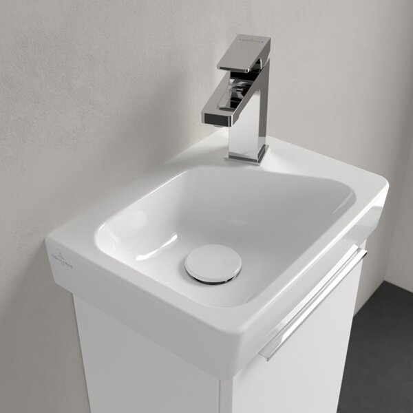 Villeroy & Boch Architectura - Umývadielko 360x260mm s prepadom, ľavé, alpská biela 43863601