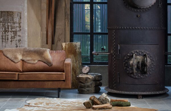 MUZZA Dvojmiestna pohovka rodeo 190 cm cognac