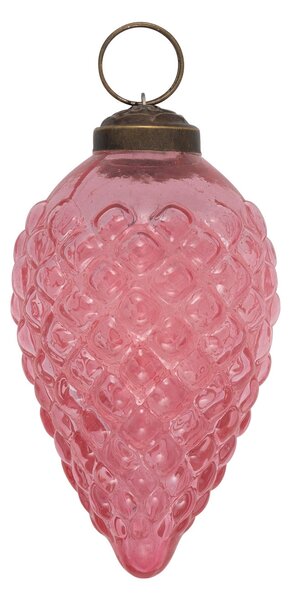 Vianočná ozdoba Cone Antique Pale Pink