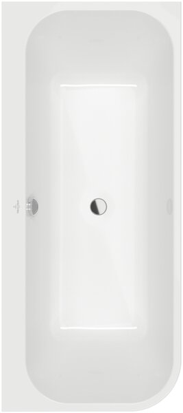 Villeroy & Boch Architectura - Vaňa ku stene 1700x750mm, pravá, alpská biela UBA170ARE9CR00V-01