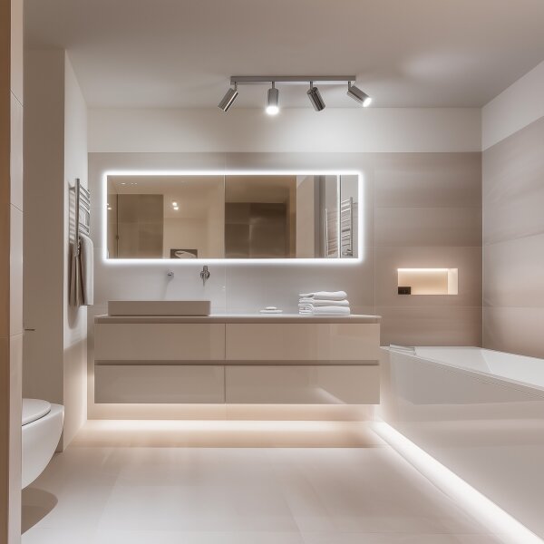 Brilagi - Kúpeľňové bodové svietidlo SELE 4xGU10/30W/230V IP44 lesklý chróm