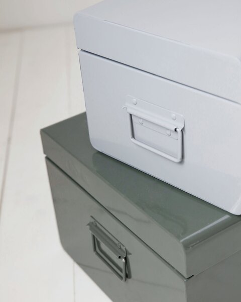 MUZZA ÚLOŽNÝ BOX SUITCASE SIVÝ A ZELENÝ 2KS