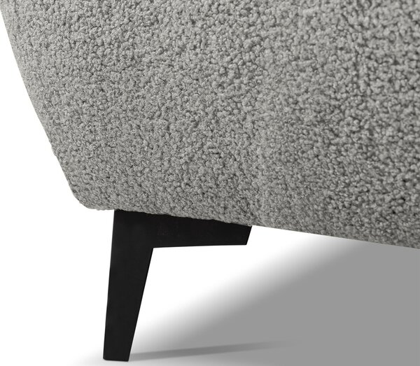 Wilsondo Čalúnená manželská posteľ s úložným priestorom Quella 140x200 - svetlosivá