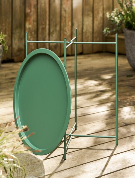 Skladací zahradný stolík Thistle Green Ø 46 cm