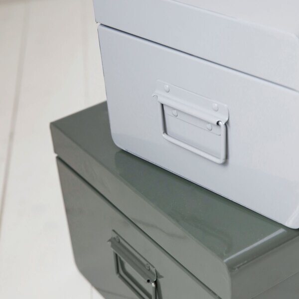 MUZZA ÚLOŽNÝ BOX SUITCASE SIVÝ A ZELENÝ 2KS