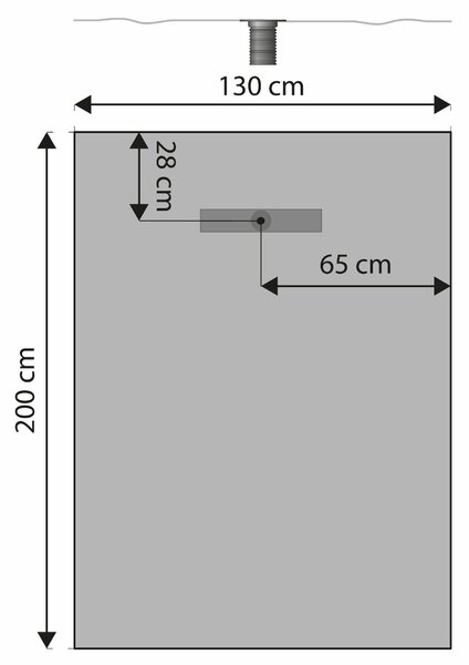 ESS R-line - Sprchový žľab 900 mm, kartáčovaná nerezová oceľ R-line-900W