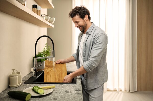 Hansgrohe Talis Select M54 - Páková kuchynská batéria Semi-Pro, 3jet, chróm 72861000