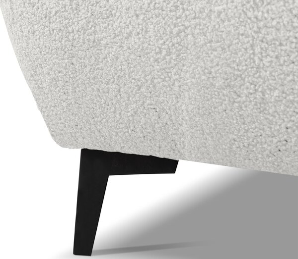 Čalúnená manželská posteľ s úložným priestorom Quella 140x200 - biela