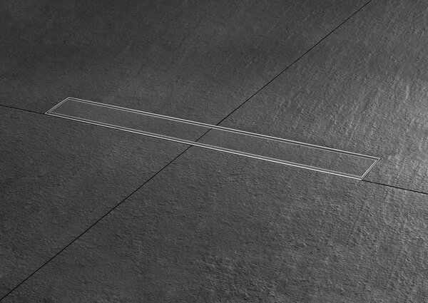 ESS Project Drain - Sprchový žľab 700x62 mm, s roštom, brúsená nerezová oceľ