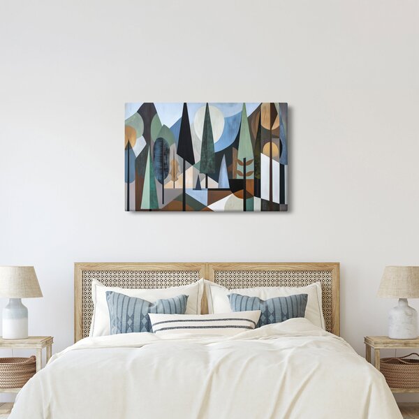 Obraz - Prírodná geometrická abstrakcia II. (90x60 cm)