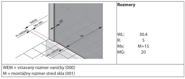 Hüppe Classics 2 EasyEntry - Posuvné dvere rohový vstup 2-dielny (1/2) 800x2000 mm, upevnenie vpravo, strieborná pololesklá, číre sklo s Anti-Plaque C25201.069.322