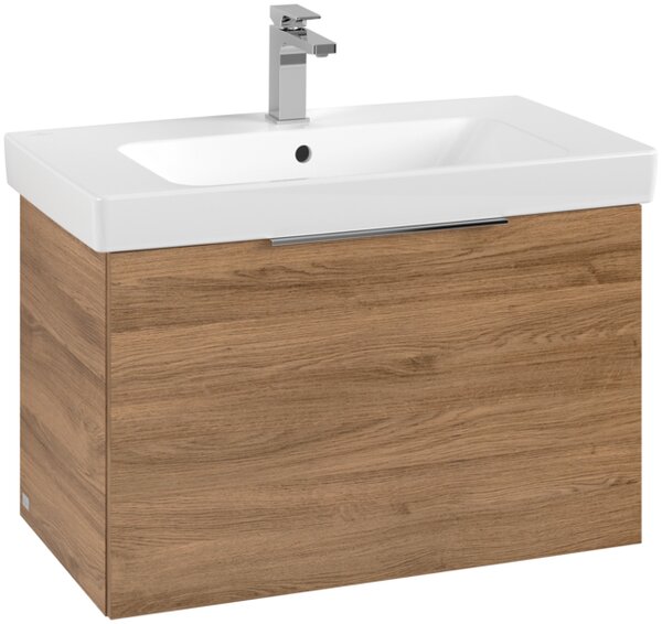 Villeroy & Boch Architectura - Skrinka pod umývadlo 750x470 mm, 1 zásuvka, kansaský dub B89200RH