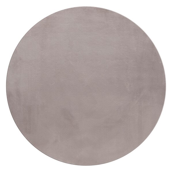 Ayyildiz, Kusový koberec Pouffy 5100 Beige kruh, 120x120 (priemer) kruh, béžová, obývacia izba