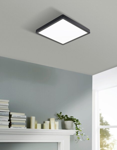 STROPNÉ LED SVIETIDLO, 28,5/28,5/2,8 cm Xora - Interiérové svietidlá
