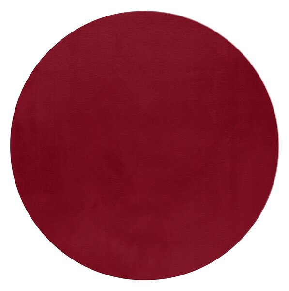 Ayyildiz , Kusový koberec Pouffy 5100 Red kruh, 120x120 (priemer) kruh, červená, obývacia izba