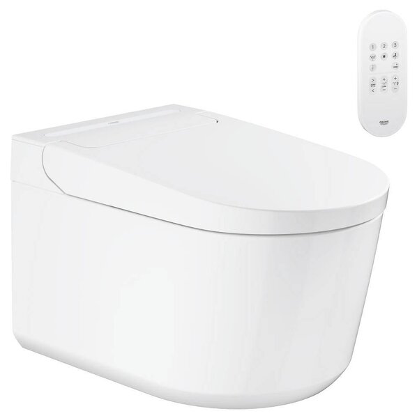 GROHE Sensia - Závesná sprchová toaleta + Rapid SLX Sada 4 v 1, alpská biela 36509SH0