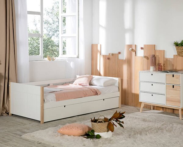 MUZZA POSTEĽ KIARA 90 X 190 BIELA