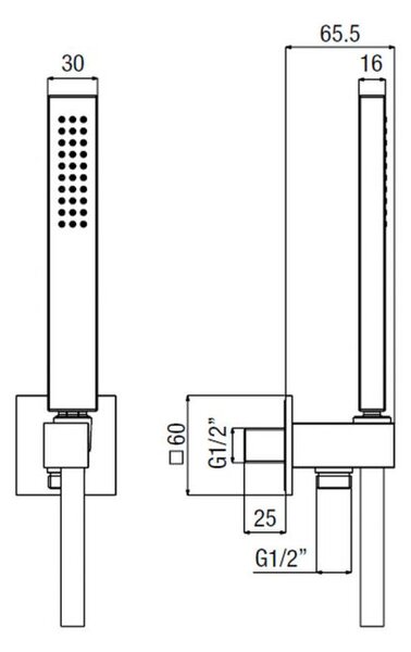 GROHE Smart Set 2 - Sprchový systém pod omietku, SmartControl, chróm