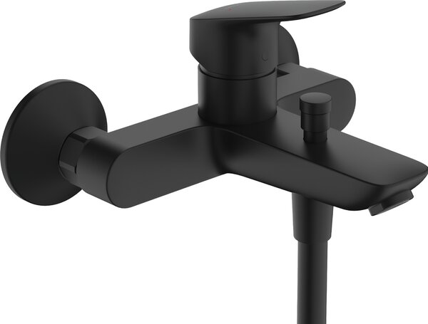 Hansgrohe Logis - Vaňová batéria na stenu, čierna matná 71400670