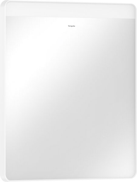 Hansgrohe Xarita Lite Q - Zrkadlo s horizontálnym LED osvetlením 700x600 mm s nástenným vypínačom, biela matná 54957700