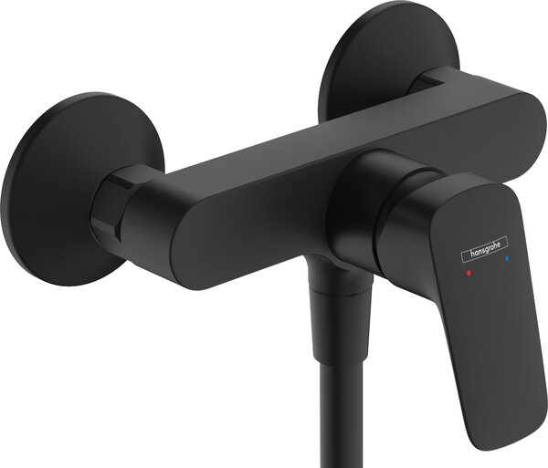 Hansgrohe Logis - Sprchová batéria na stenu, čierna matná 71600670