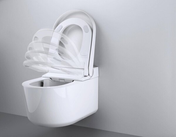 GROHE Sensia - Závesná sprchová toaleta + Rapid SLX Sada 4 v 1, alpská biela 36509SH0