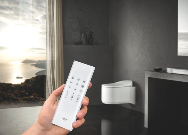 GROHE Sensia Arena - Závesné WC so sprchou, biela 39354SH1