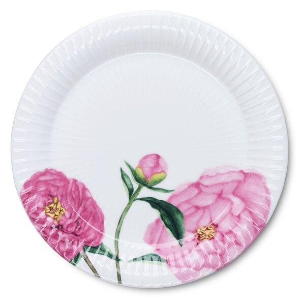 Porcelánový tanier Hammershøi Peonies Ø 22 cm