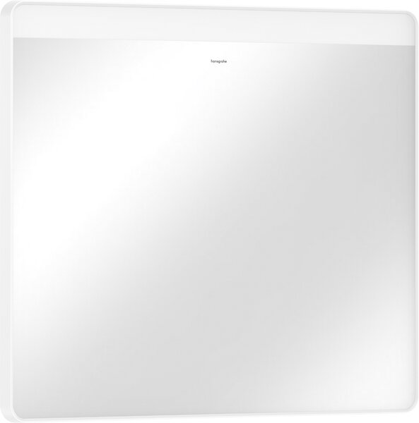 Hansgrohe Xarita Lite Q - Zrkadlo s horizontálnym LED osvetlením 700x800 mm s nástenným vypínačom, biela matná 54958700