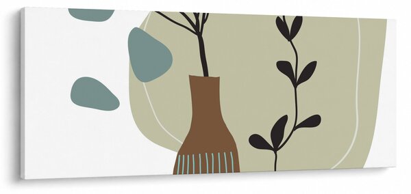 Obraz - Kvety vo váze N⁰2 (120x50 cm)