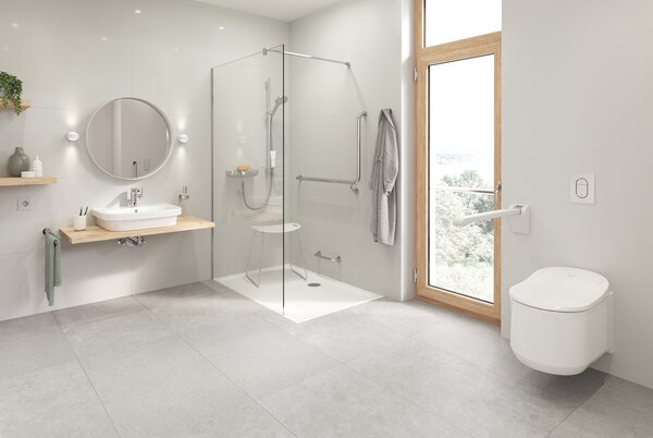 GROHE Sensia Arena - Závesné WC so sprchou, biela 39354SH1