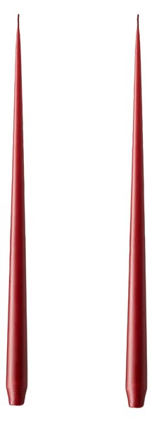 Svíčka Taper 32 cm – 44 Deep Wine Matt – set 2 ks