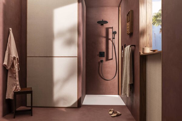 Hansgrohe Raindance Alive S - Hlavová sprcha 300 1jet, EcoSmart, čierna matná 24521670