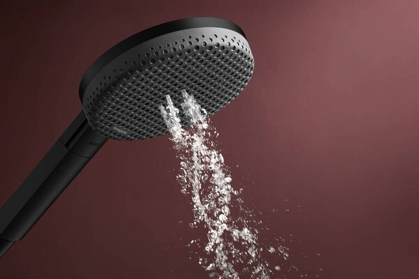 Hansgrohe Raindance Alive Select S - Ručná sprcha 125, 3jet, EcoSmart, čierna matná 24511670
