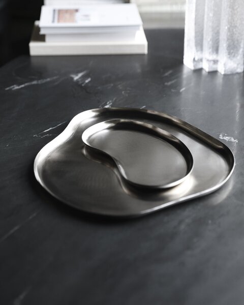 Dekoratívny podnos Osea Silver Finish 41 cm