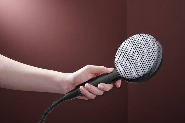 Hansgrohe Raindance Alive Select S - Ručná sprcha 125, 3jet, EcoSmart, čierna matná 24511670