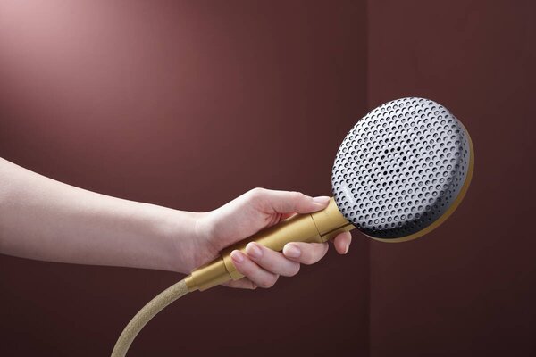 Hansgrohe Raindance Alive Select S - Ručná sprcha 125, 3jet, EcoSmart, kartáčovaný bronz 24511140
