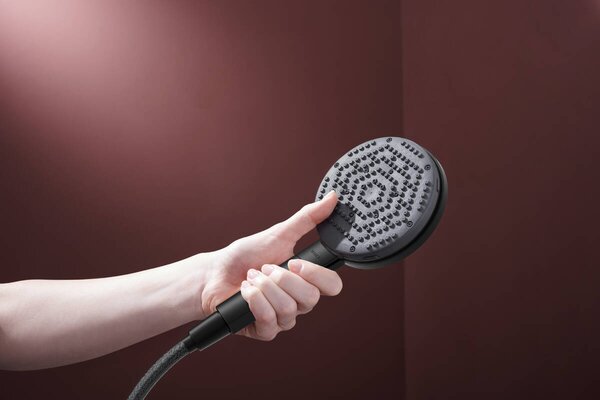Hansgrohe Raindance Alive Select S - Ručná sprcha 125, 3jet, EcoSmart, čierna matná 24511670