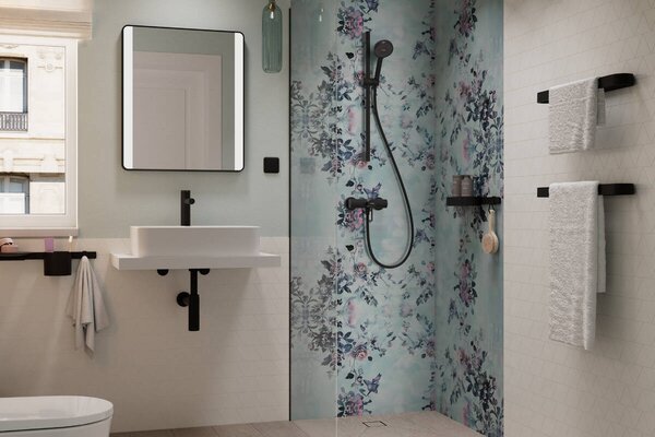 Hansgrohe Zesis S - Sprchová batéria nástenná, čierna matná 74621670