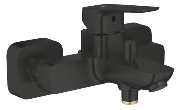 GROHE Cubeo Professional - Páková vaňová batéria na stenu, čierna matná 1018132430