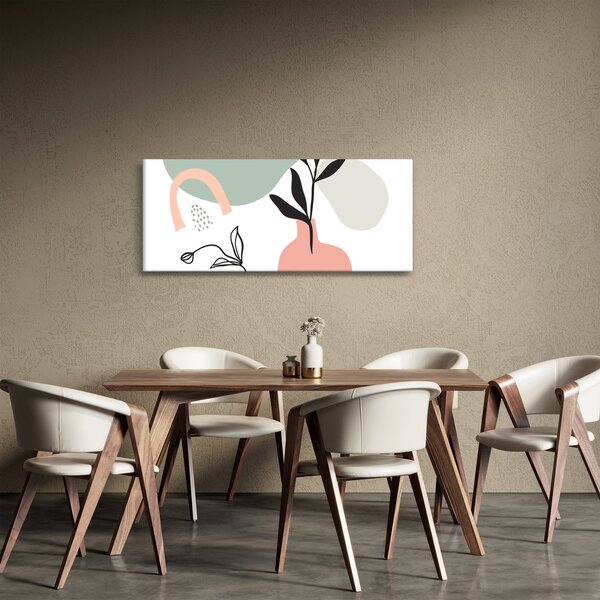 Obraz - Kvety vo váze N⁰3 (120x50 cm)
