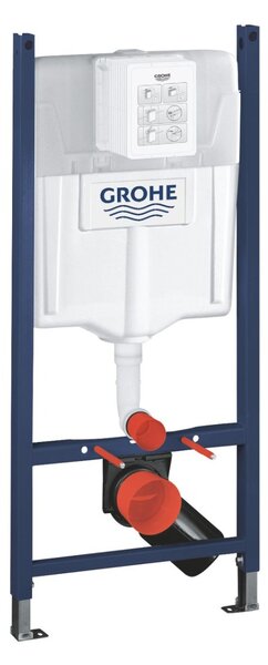 GROHE Rapid SL Projekt - Inštalačný systém pre WC, stavebná výška 1130 mm, uchýty, WC tlačidlo, chróm 38840000/set