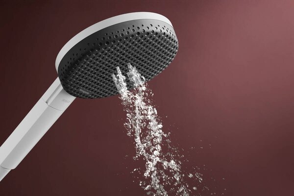 Hansgrohe Raindance Alive Select S - Ručná sprcha 125, 3jet, EcoSmart+, biela matná 24512700