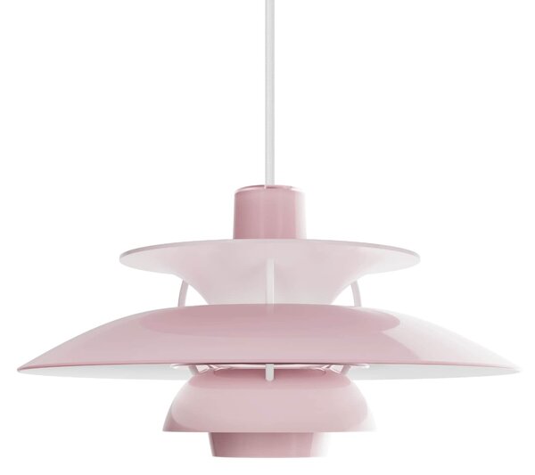 Závěsná lampa PH 5 Ø320 Opal Pale Rose
