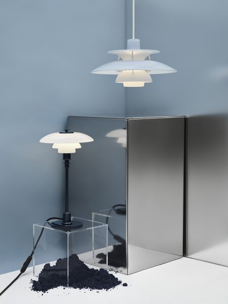 Závěsná lampa PH 5 Ø320 Opal Pale Blue