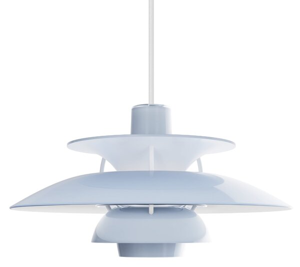 Závěsná lampa PH 5 Ø320 Opal Pale Blue